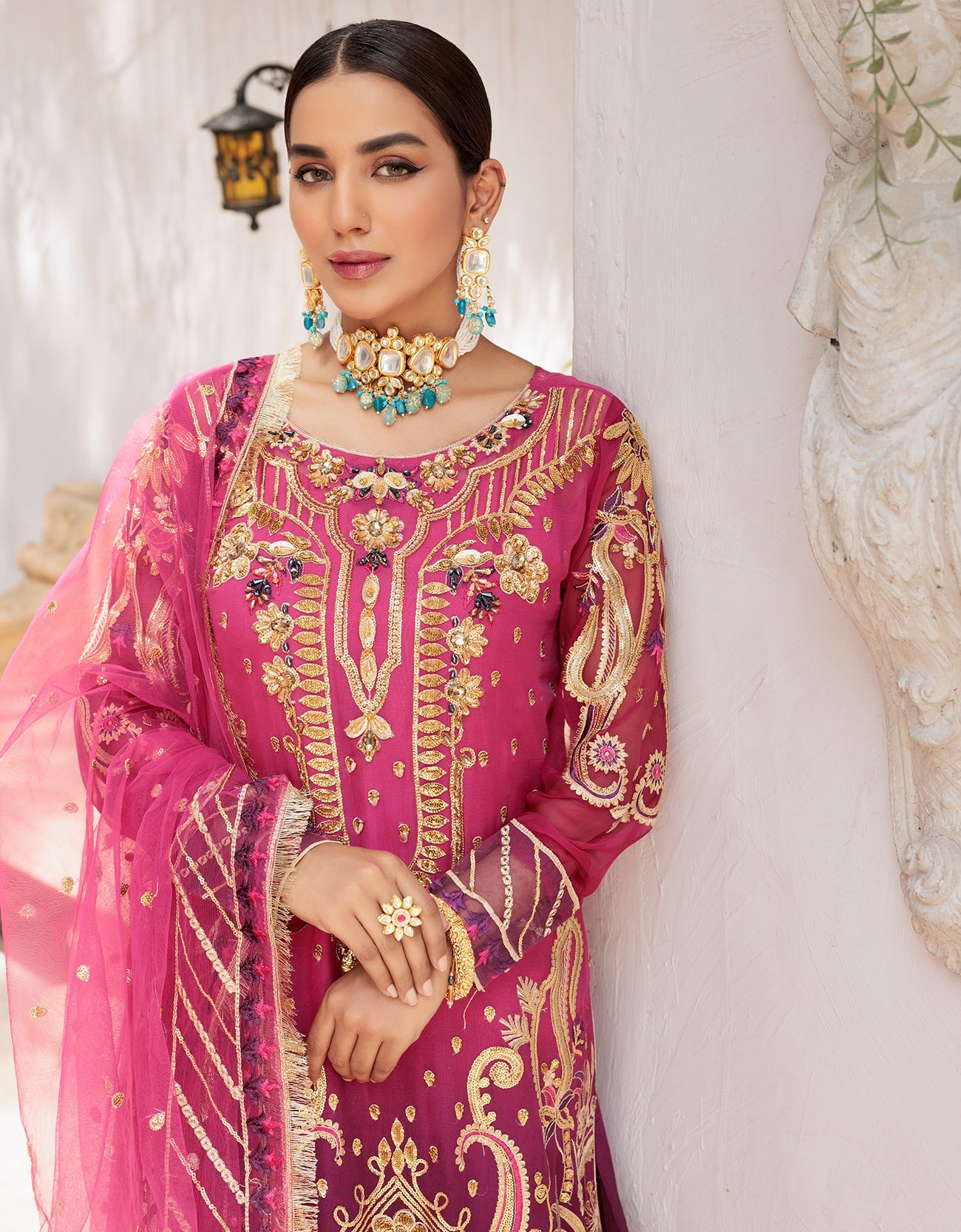 VE 01 | - Emaan Adeel Value Edition 2022 Vol-01 | Unstitched Embroidered Chiffon Suits