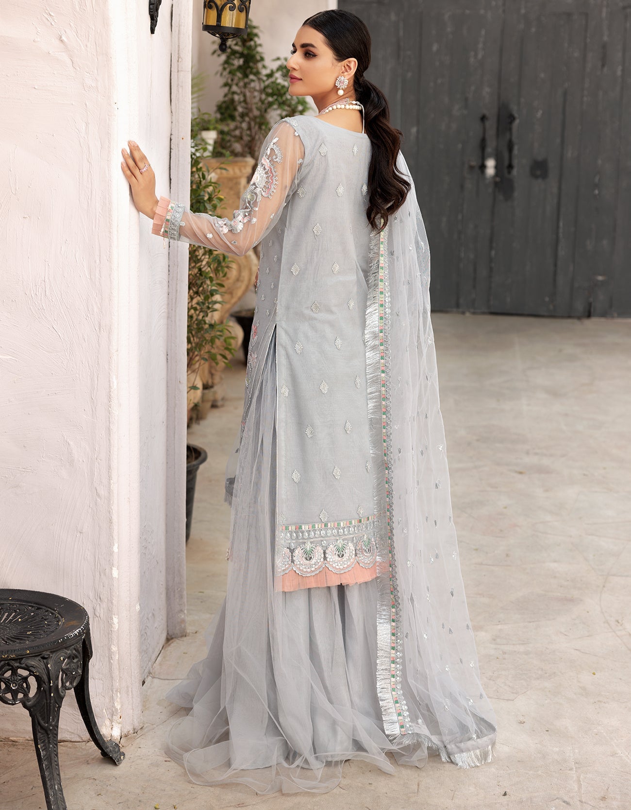 VE 02 | - Emaan Adeel Value Edition 2022 Vol-01 | Unstitched Embroidered Net Suits