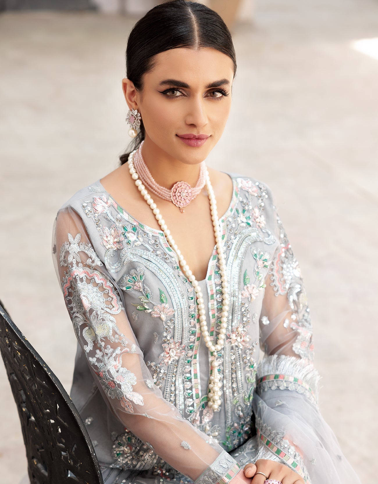 VE 02 | - Emaan Adeel Value Edition 2022 Vol-01 | Unstitched Embroidered Net Suits