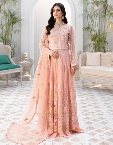 LF - 402 | Emaan Adeel Le Festa Premium Formals Vol 4 | Unstitched Embroidered Chiffon Suits