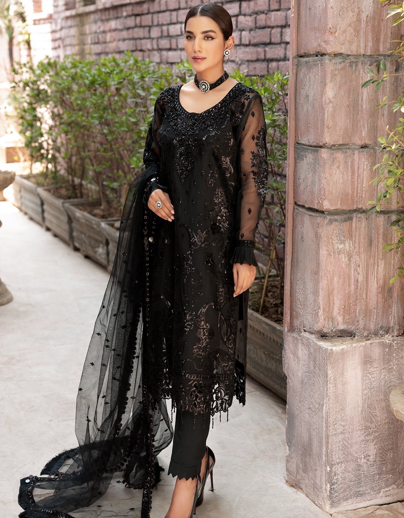 VE 03 | - Emaan Adeel Value Edition 2022 Vol-01 | Unstitched Embroidered Organza Suits