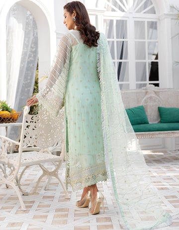 LF - 406 | Emaan Adeel Le Festa Premium Formals Vol 4 | Unstitched Embroidered Chiffon Suits
