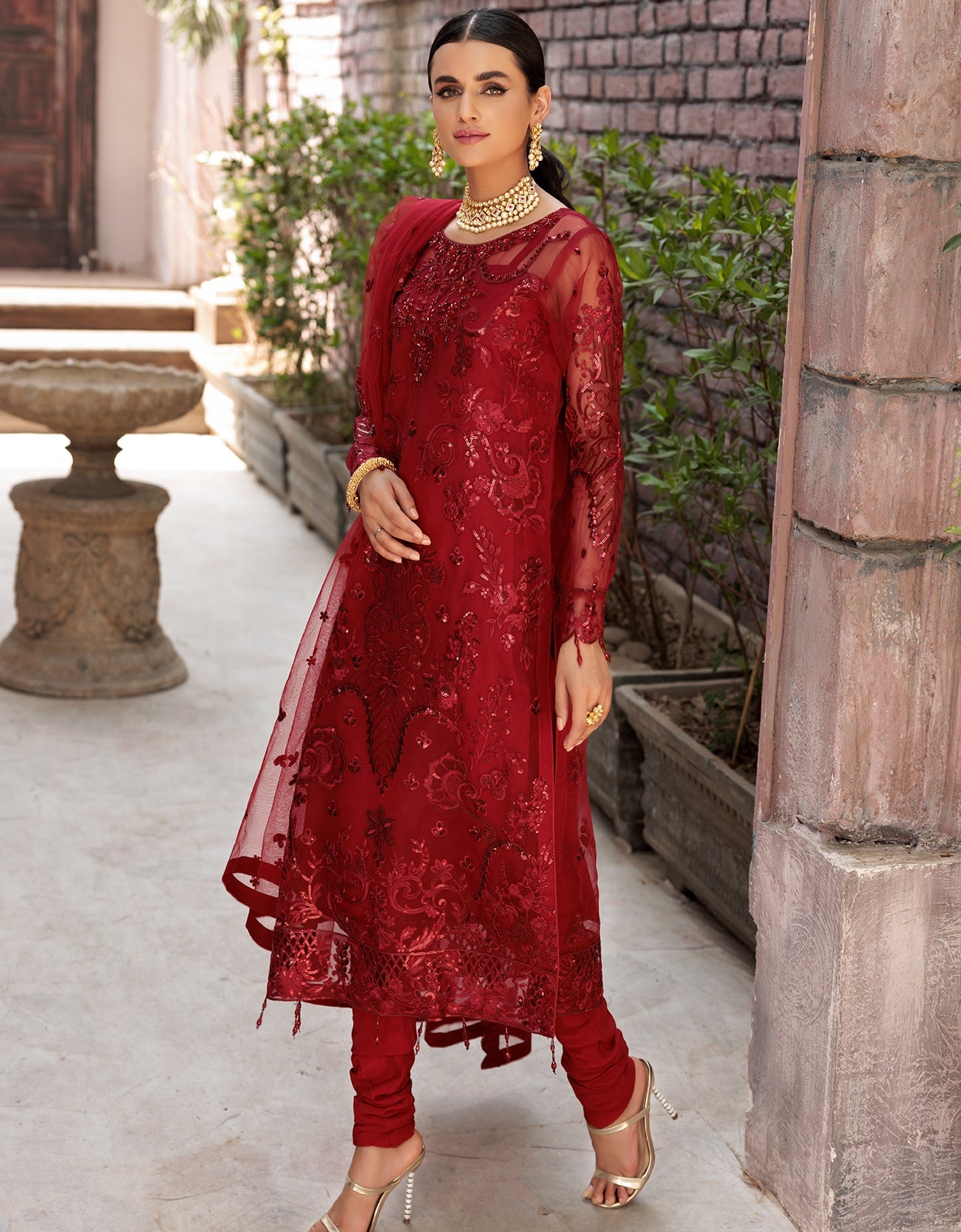 VE 04 | - Emaan Adeel Value Edition 2022 Vol-01 | Unstitched Embroidered Organza Suits