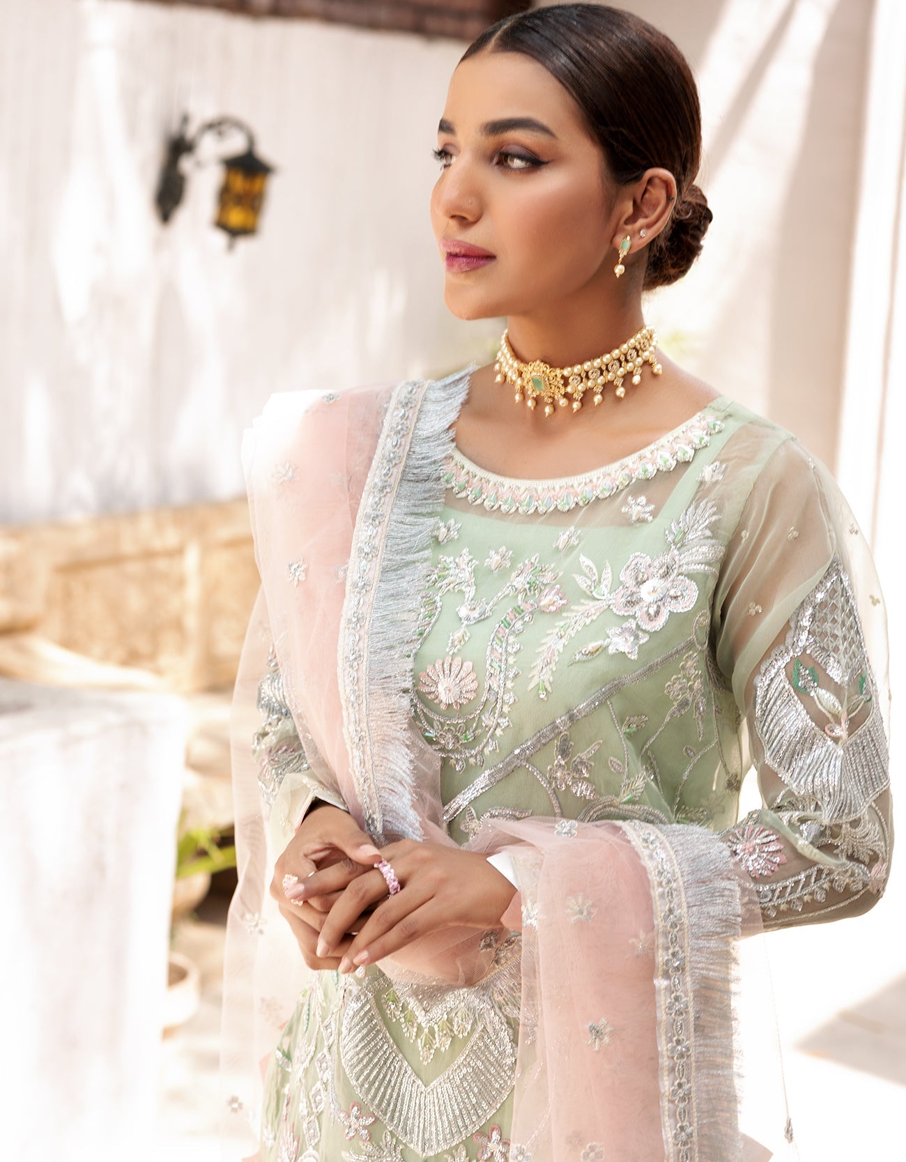 VE 05 | - Emaan Adeel Value Edition 2022 Vol-01 | Unstitched Embroidered Chiffon Suits