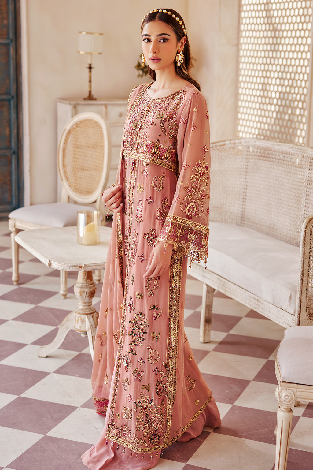 LX 05 | Collections Emaan Adeel Luxe Chiffon Collection 2023 | Unstitched and Stitched RTW Chiffon Embroidered Suits