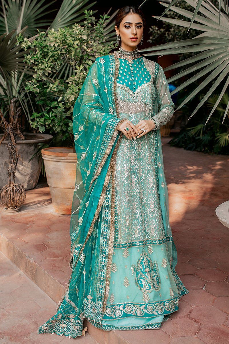 FEROZA | Mahgul The Empress's Dream Wedding Collection 2021 | Unstitched Embroidered Net Suits