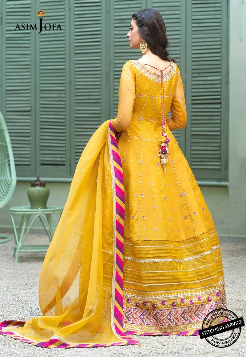 AJFC-42 | Asim Jofa Jashn Collection 2021 | Unstitched Organza Suit