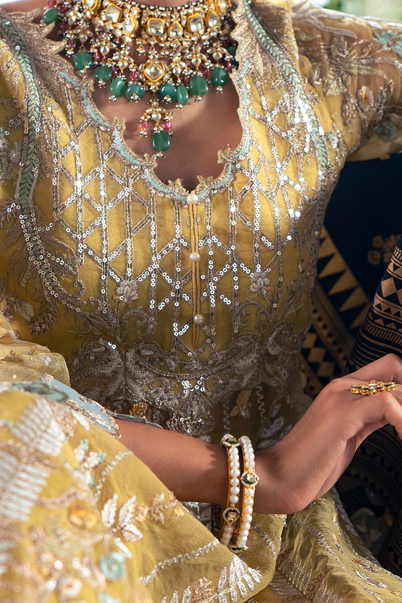 AMBER | Mahgul The Empress's Dream Wedding Collection 2021 | Unstitched Embroidered Net Suits