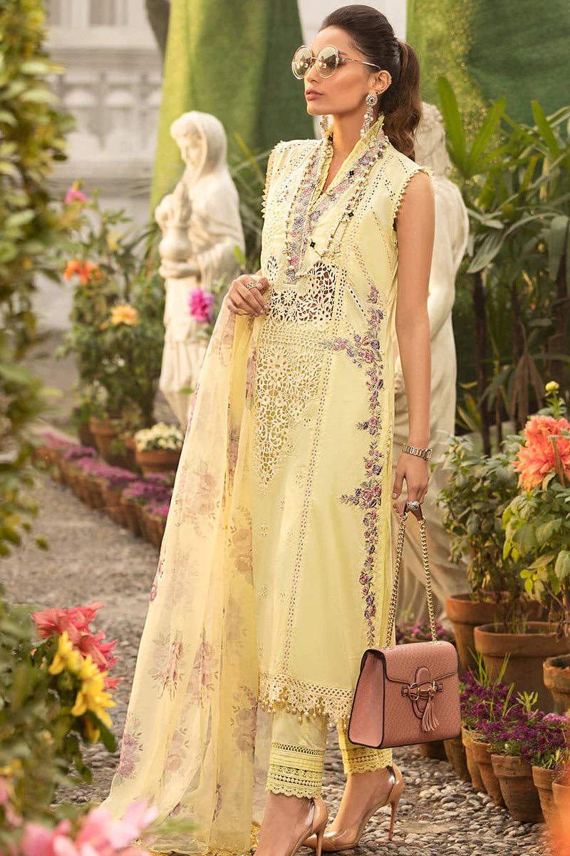 D-2212-B | Maria B Mein Teri Aan Lawn Summer Collection 22 | Unstitched Embroidered Lawn Suits