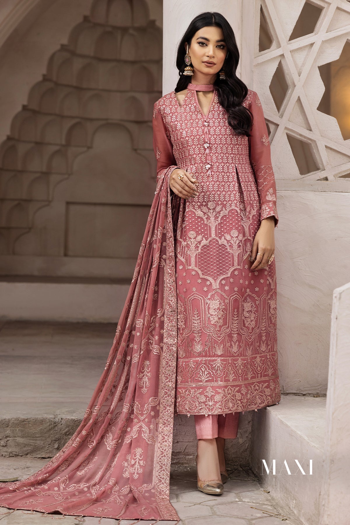 Nuray | Alizeh Fashion Muhtesem Festive Collection 2022 | Unstitched Embroidered Chiffon Suits