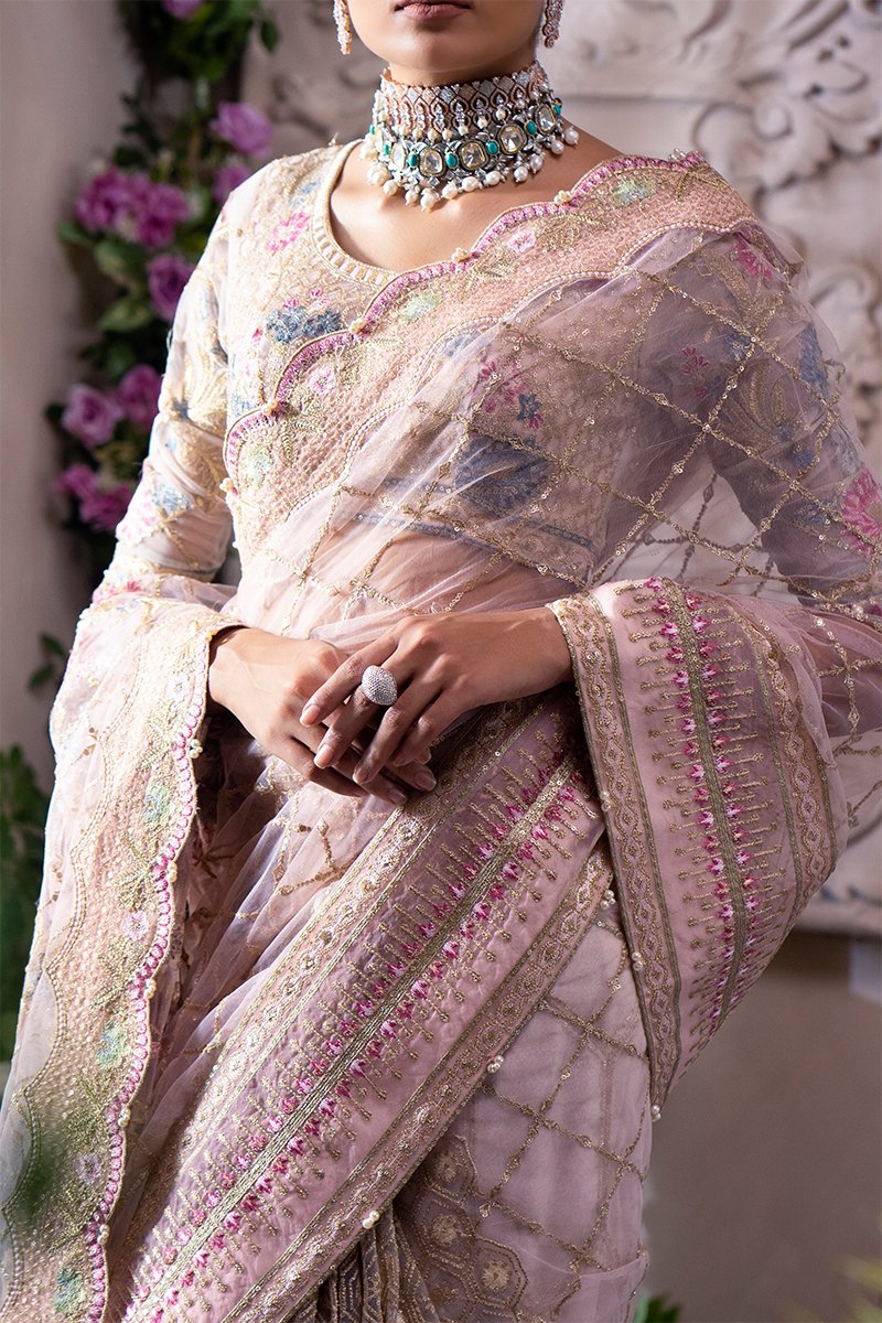 ROSE QUARTZ | Mahgul The Empress's Dream Wedding Collection 2021 | Unstitched Embroidered Net Suits