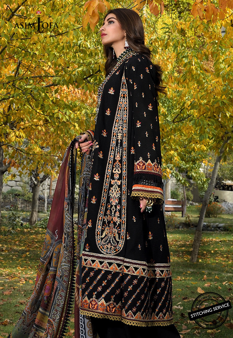 AJSL-8 | Asim Jofa Shehr-e-Yaar Luxury Lawn Collection 2022 | Unstitched Embroidered Lawn Suits