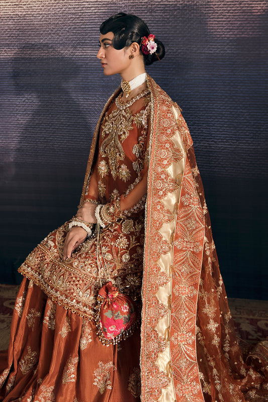 Rangreza | Afrozeh Brides Collection 2022 | Stitched Unstitched Embroidered Net Bridal Suit