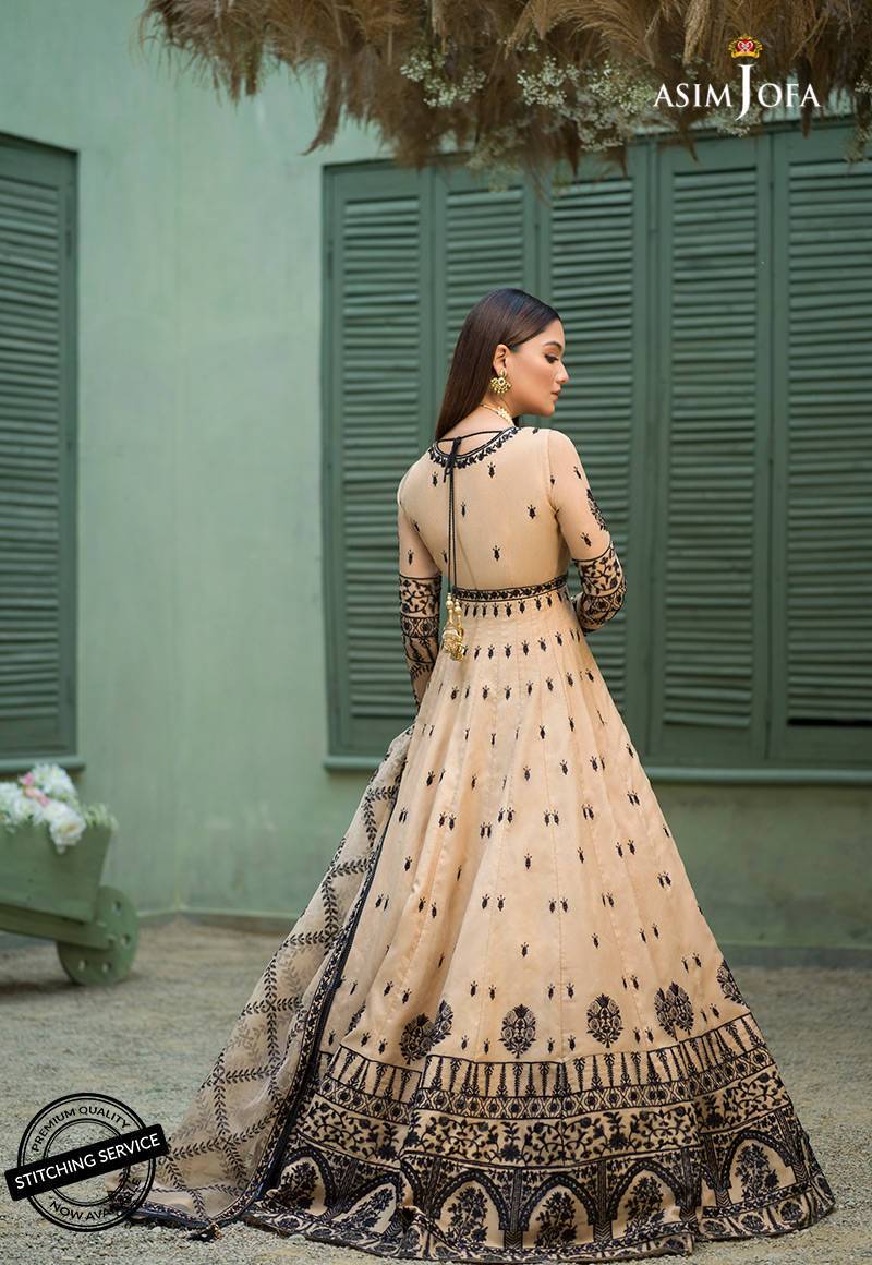 AJFC-52 | Asim Jofa Jashn Collection 2021 | Unstitched Organza Suit