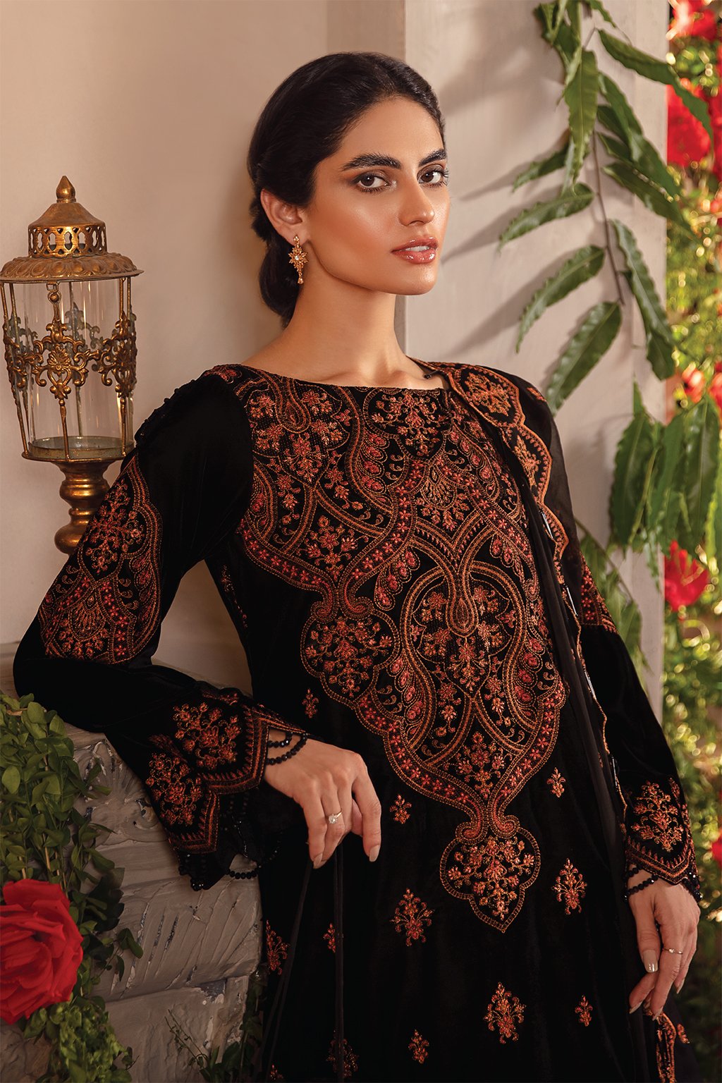 IMC-01 MYTH-3PC | Iznik Meraki Luxury Chiffon Collection 2021 | Unstitched Embroidered Luxury Chiffon Suits