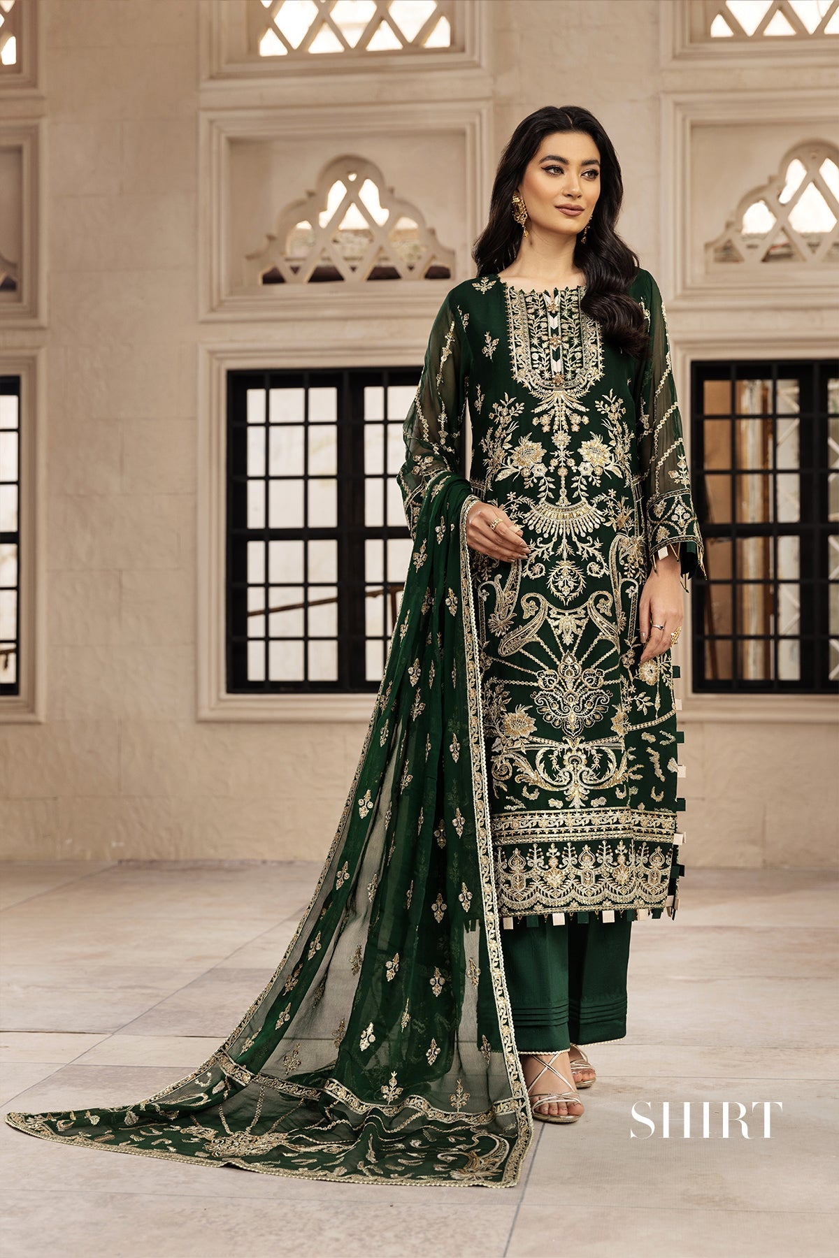 Rusen | Alizeh Fashion Muhtesem Festive Collection 2022 | Unstitched Embroidered Chiffon Suits