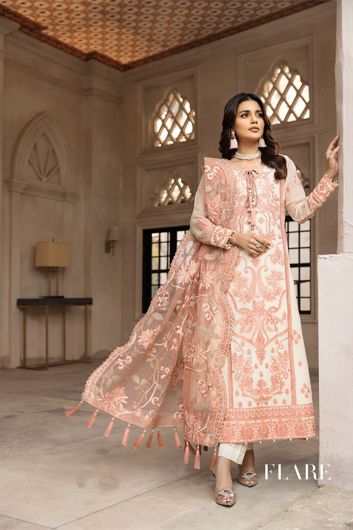 Lale | Alizeh Fashion Muhtesem Festive Collection 2022 | Unstitched Embroidered Chiffon Suits