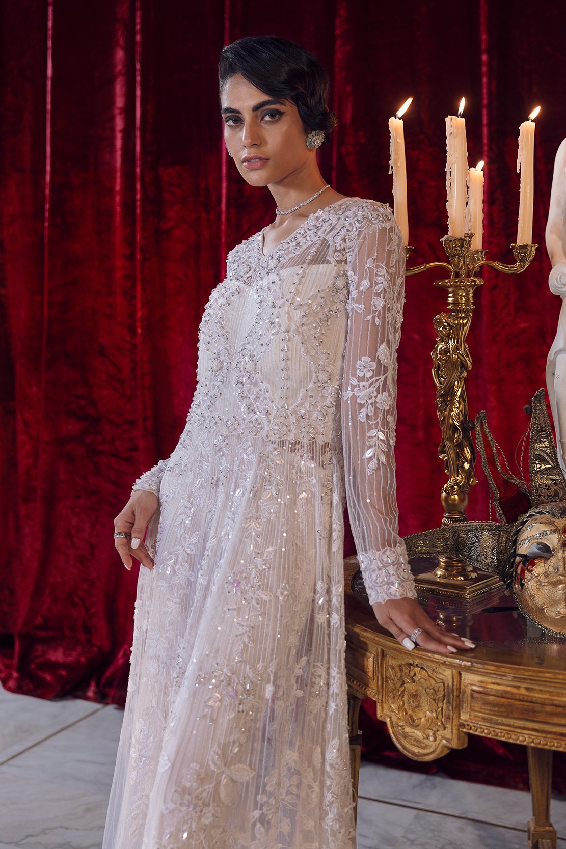 CELENA | Reign Reignaissance Luxury Wedding Collection | Unstitched Embroidered Net Suits with Heavy Handwork