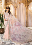 Rose Pink and Lilac (BD-2404) | Maria B Mbroidered Heritage Edition 2022 | Unstitched Embroidered Net Saree