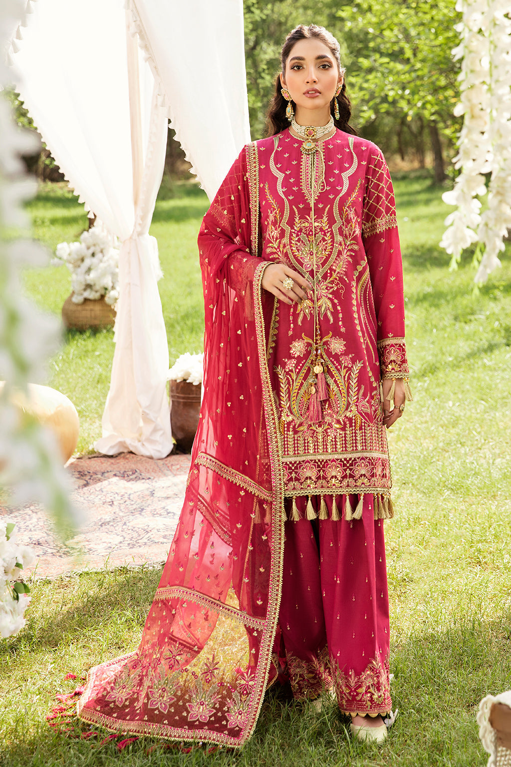 MEHRNAZ | Afrozeh Gul Bahar Festive Collection 2022 | Unstitched Embroidered Lawn Suits