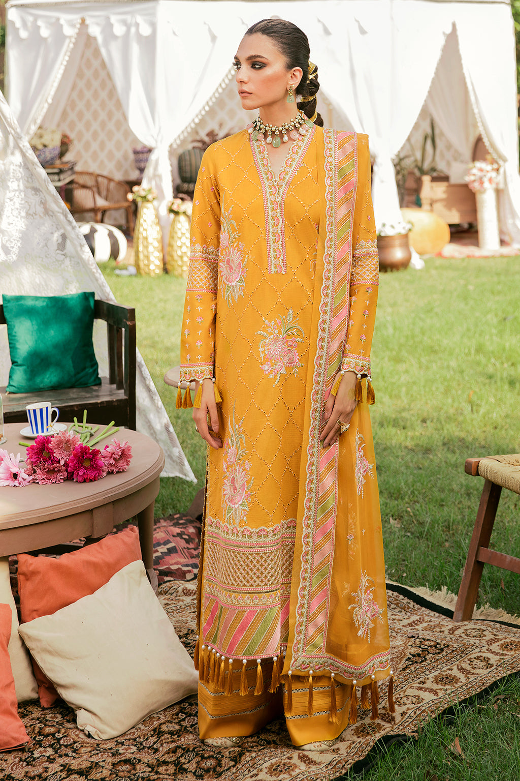 NURAY | Afrozeh Gul Bahar Festive Collection 2022 | Unstitched Embroidered Lawn Suits