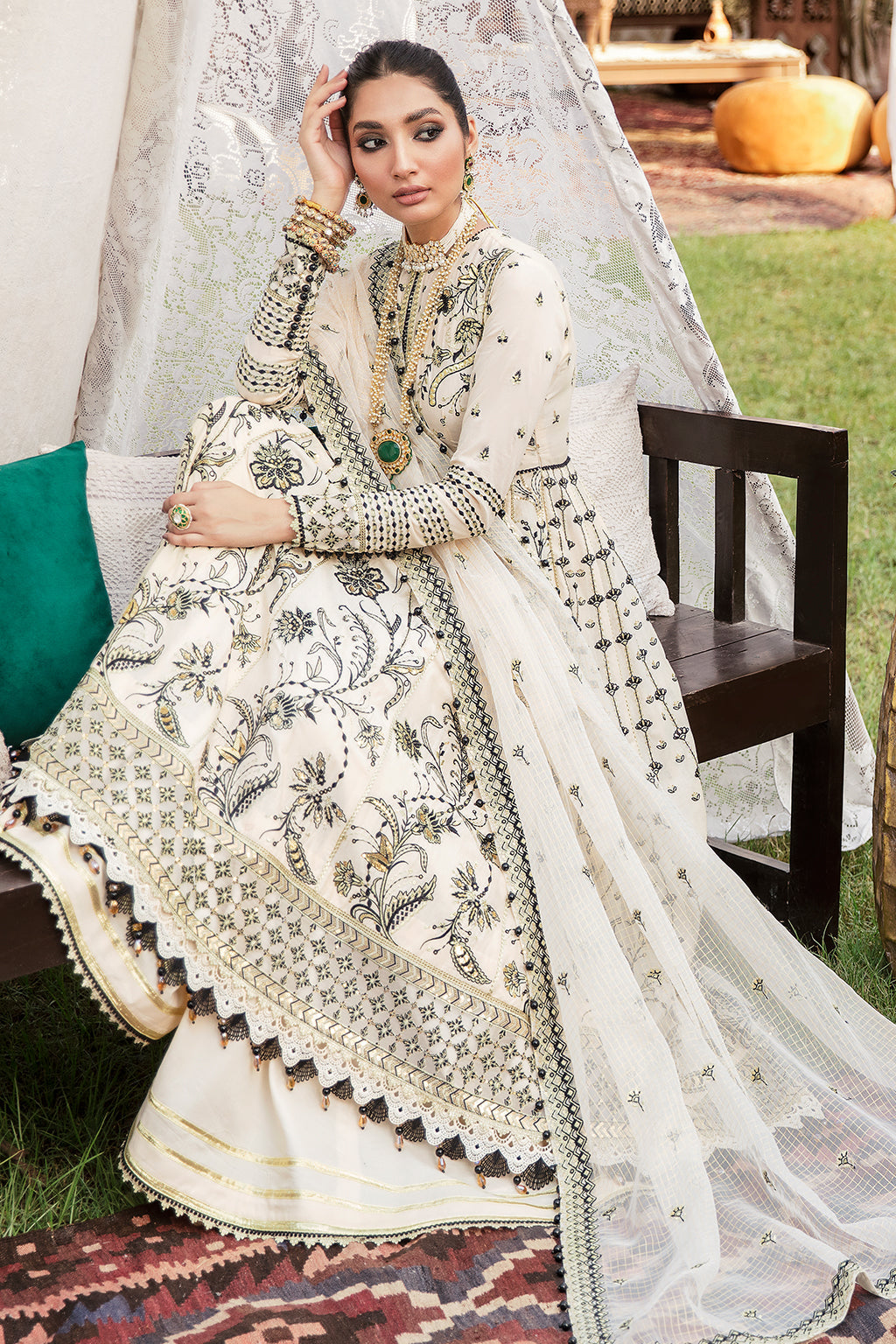 LUR | Afrozeh Gul Bahar Festive Collection 2022 | Unstitched Embroidered Lawn Suits