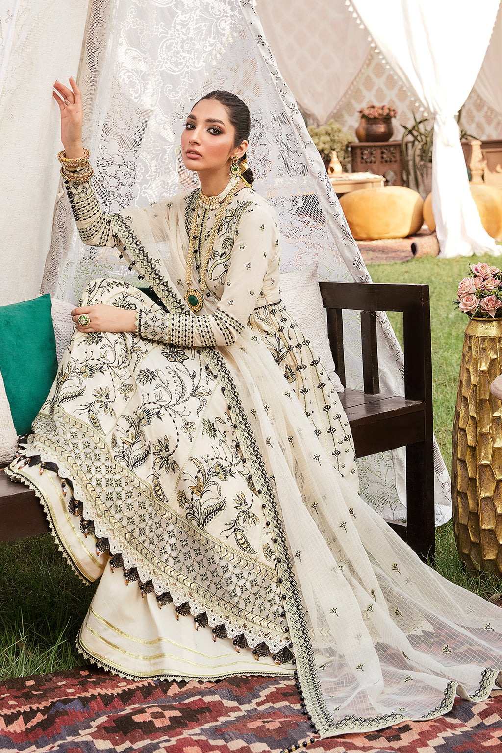 LUR | Afrozeh Gul Bahar Festive Collection 2022 | Unstitched Embroidered Lawn Suits