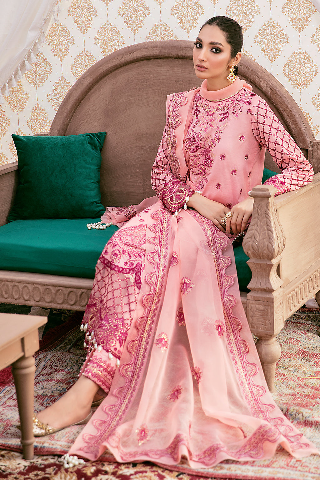 MEHR | Afrozeh Gul Bahar Festive Collection 2022 | Unstitched Embroidered Lawn Suits