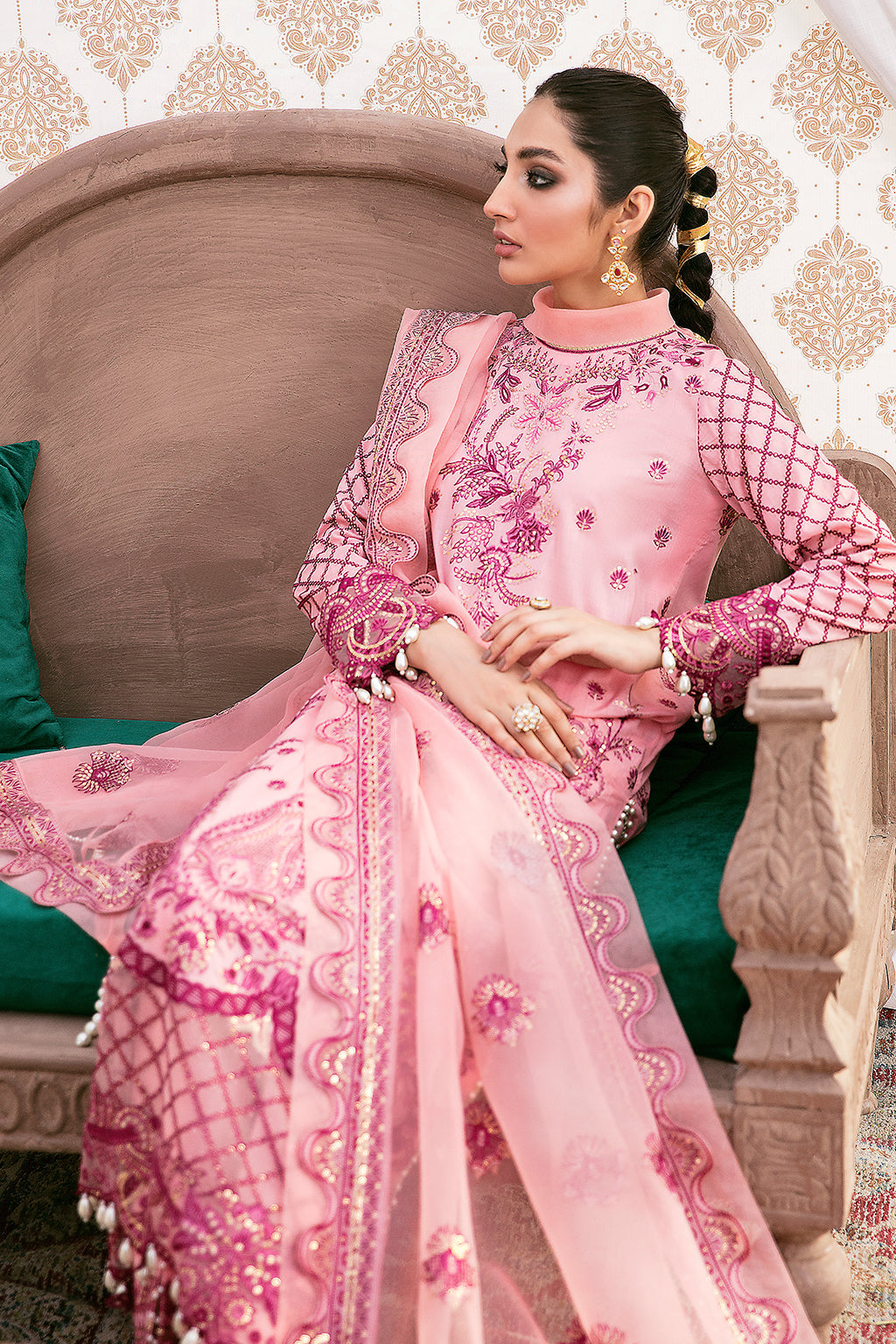 MEHR | Afrozeh Gul Bahar Festive Collection 2022 | Unstitched Embroidered Lawn Suits
