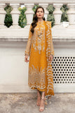 Golden Hour | Afrozeh LA Fuchsia'22 Collection | Unstitched Chiffon Suits