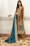 Imperial Brew | Afrozeh LA Fuchsia'22 Collection | Unstitched Chiffon Suits