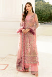 Rose Shell Pink | Afrozeh LA Fuchsia'22 Collection | Unstitched Chiffon Suits