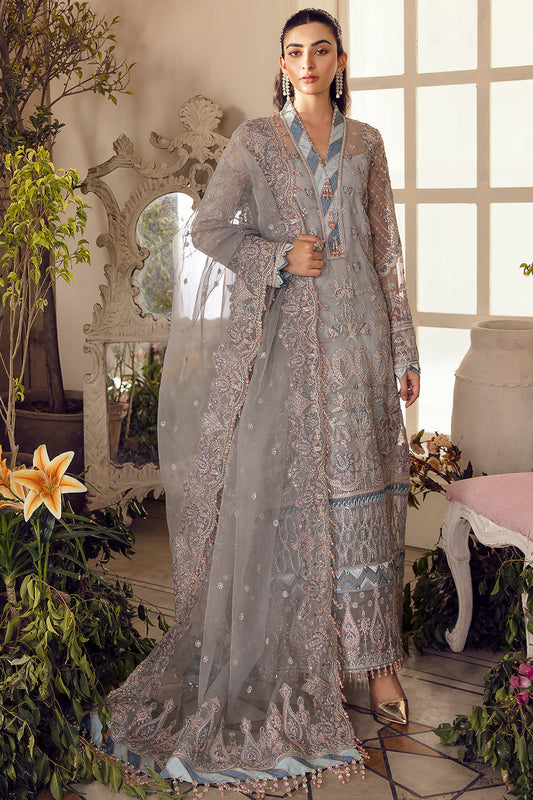 LUCIA | Afrozeh La Fuchsia Wedding Edition 2022 | Unstitched Embroidered Organza Suits