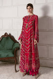 Roseate Belle | Afrozeh LA Fuchsia'22 Collection | Unstitched Chiffon Suits