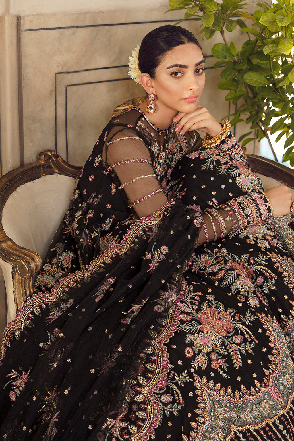 KEZIA | Afrozeh La Fuchsia Wedding Edition 2022 | Unstitched Embroidered Net Suits