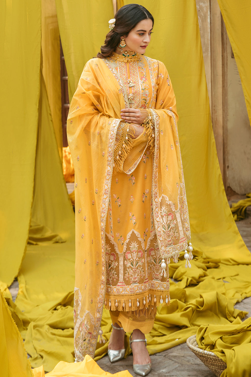 Sahiba | Afrozeh Shabnami Festive Lawn Collection 2022 | Unstitched Embroidered Lawn Suits