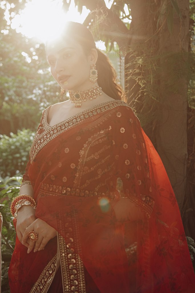 SM-06 | Qalamkar Shadmani Luxury Formals Collection 2021 | Unstitched Embroidered Organza Suits