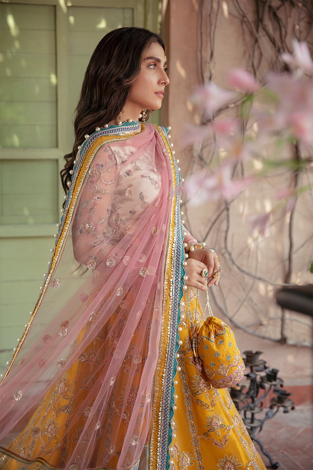 PAREESHA | Afrozeh Hayat Wedding Formals Collection 2021 | Unstitched Embroidered Chiffon Suits