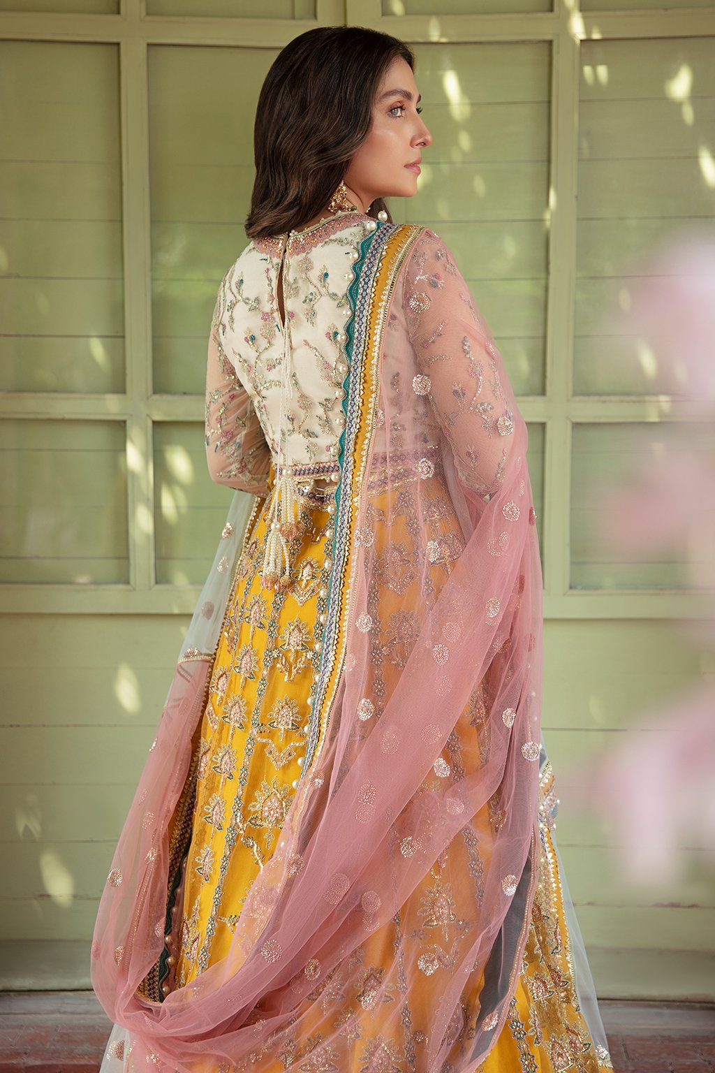 PAREESHA | Afrozeh Hayat Wedding Formals Collection 2021 | Unstitched Embroidered Chiffon Suits