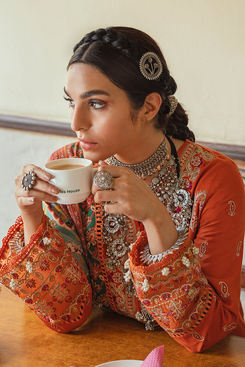 Sehar | Afrozeh Sardiyoon Ki Kahani Winter Collection 2021 | Unstitched Embroidered Khaddar Linen Suits
