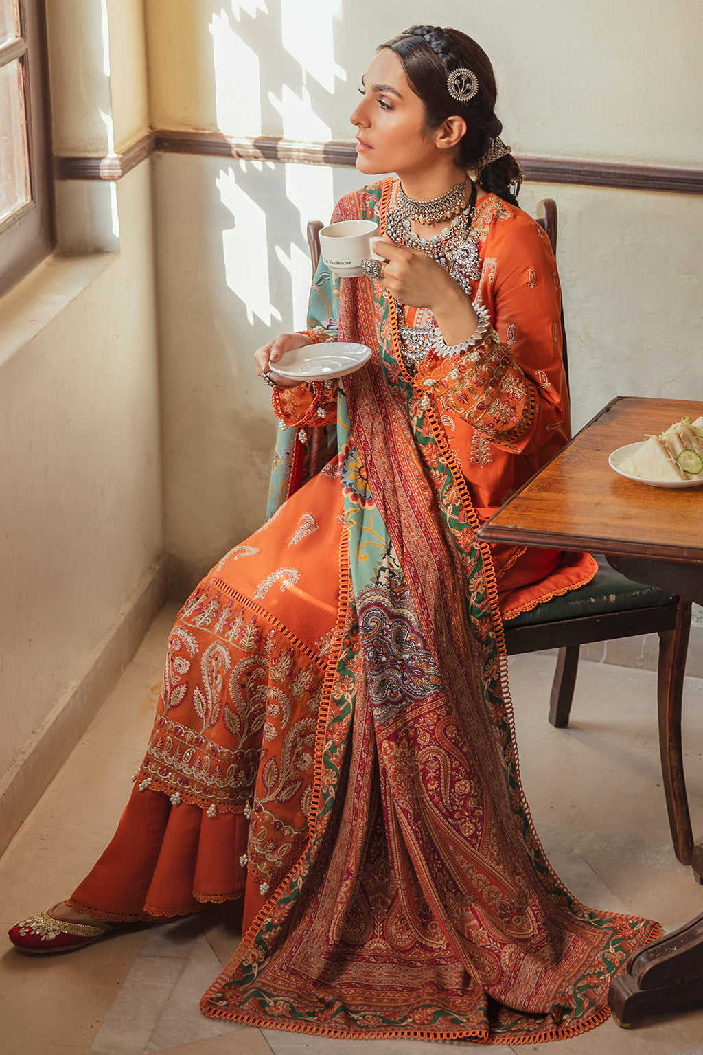 Sehar | Afrozeh Sardiyoon Ki Kahani Winter Collection 2021 | Unstitched Embroidered Khaddar Linen Suits