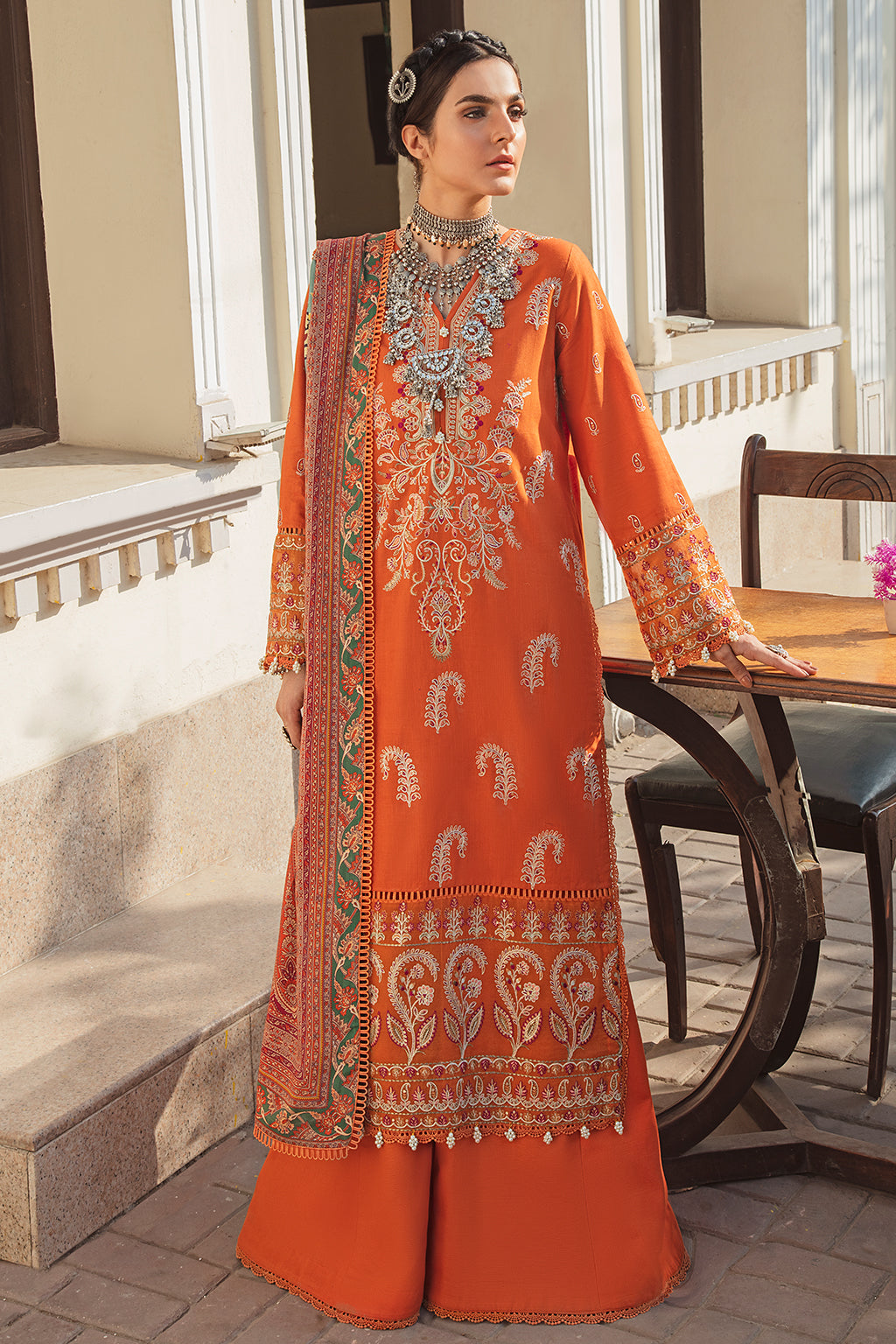 Sehar | Afrozeh Sardiyoon Ki Kahani Winter Collection 2021 | Unstitched Embroidered Khaddar Linen Suits