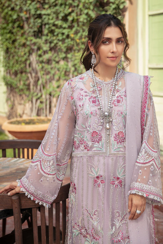 ASHNA | Afrozeh Hayat Wedding Formals Collection 2021 | Unstitched Embroidered Chiffon Suits