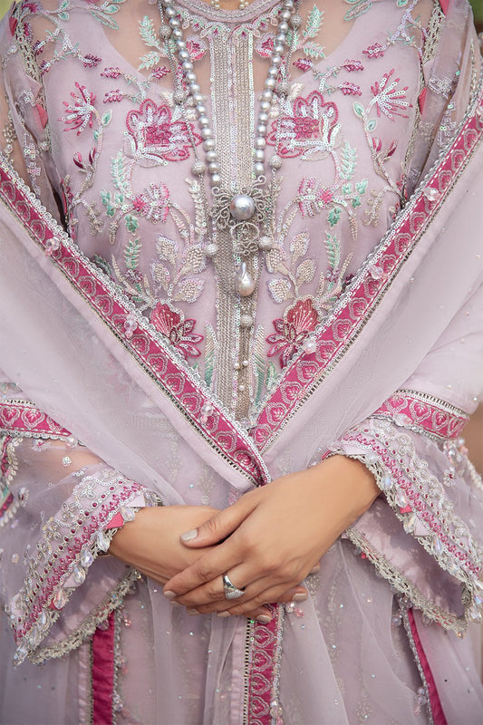 ASHNA | Afrozeh Hayat Wedding Formals Collection 2021 | Unstitched Embroidered Chiffon Suits