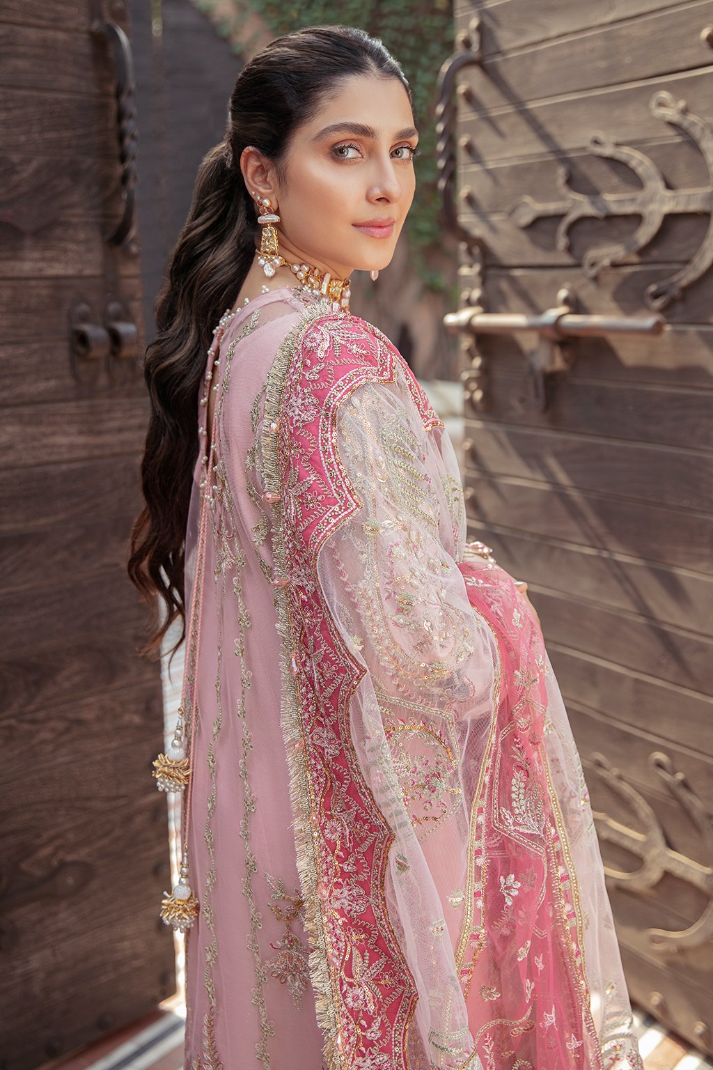 INAYAAT | Afrozeh Hayat Wedding Formals Collection 2021 | Unstitched Embroidered Chiffon Suits