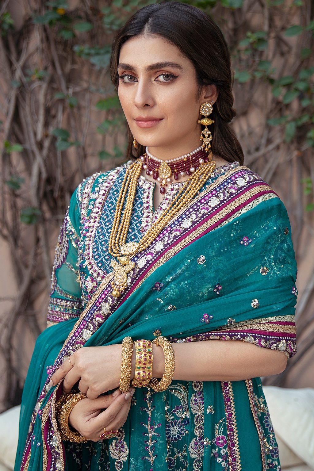 KHIRAD | Afrozeh Hayat Wedding Formals Collection 2021 | Unstitched Embroidered Chiffon Suits
