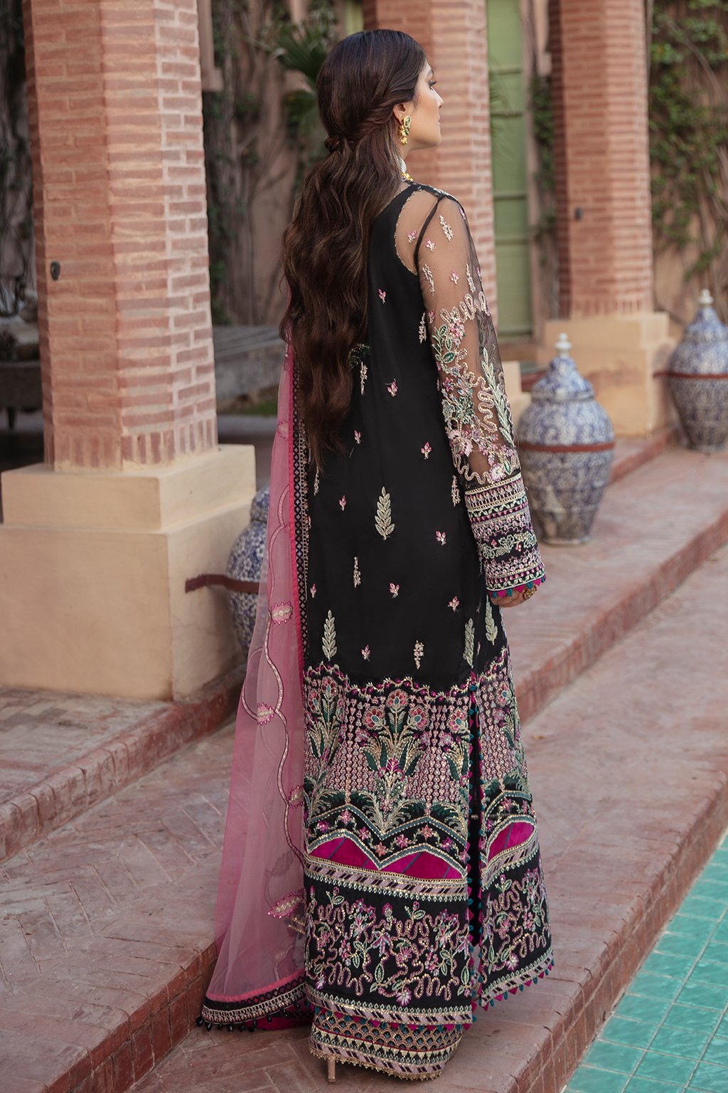 KIARA | Afrozeh Hayat Wedding Formals Collection 2021 | Unstitched Embroidered Chiffon Suits