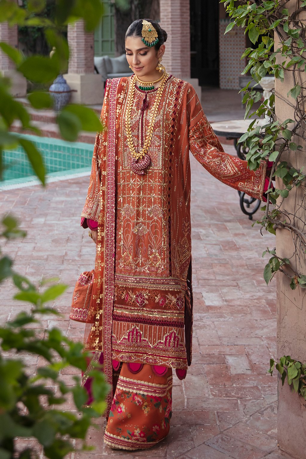 DAR E JAAN | Afrozeh Hayat Wedding Formals Collection 2021 | Unstitched Embroidered Chiffon Suits