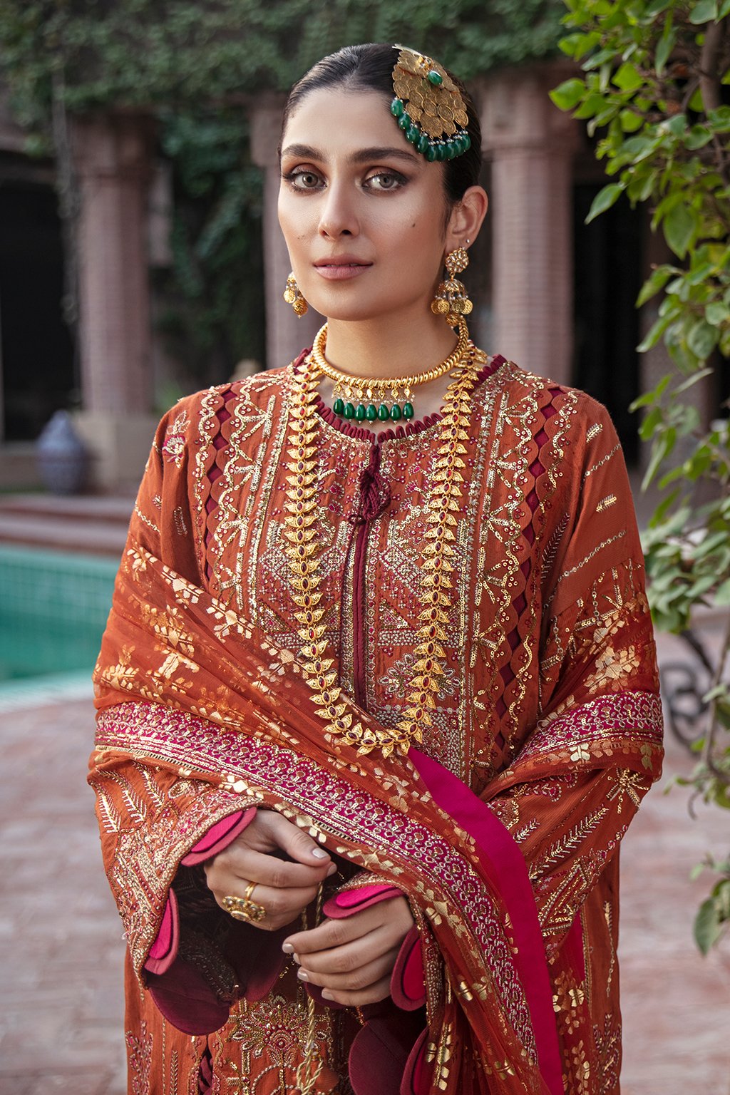 DAR E JAAN | Afrozeh Hayat Wedding Formals Collection 2021 | Unstitched Embroidered Chiffon Suits