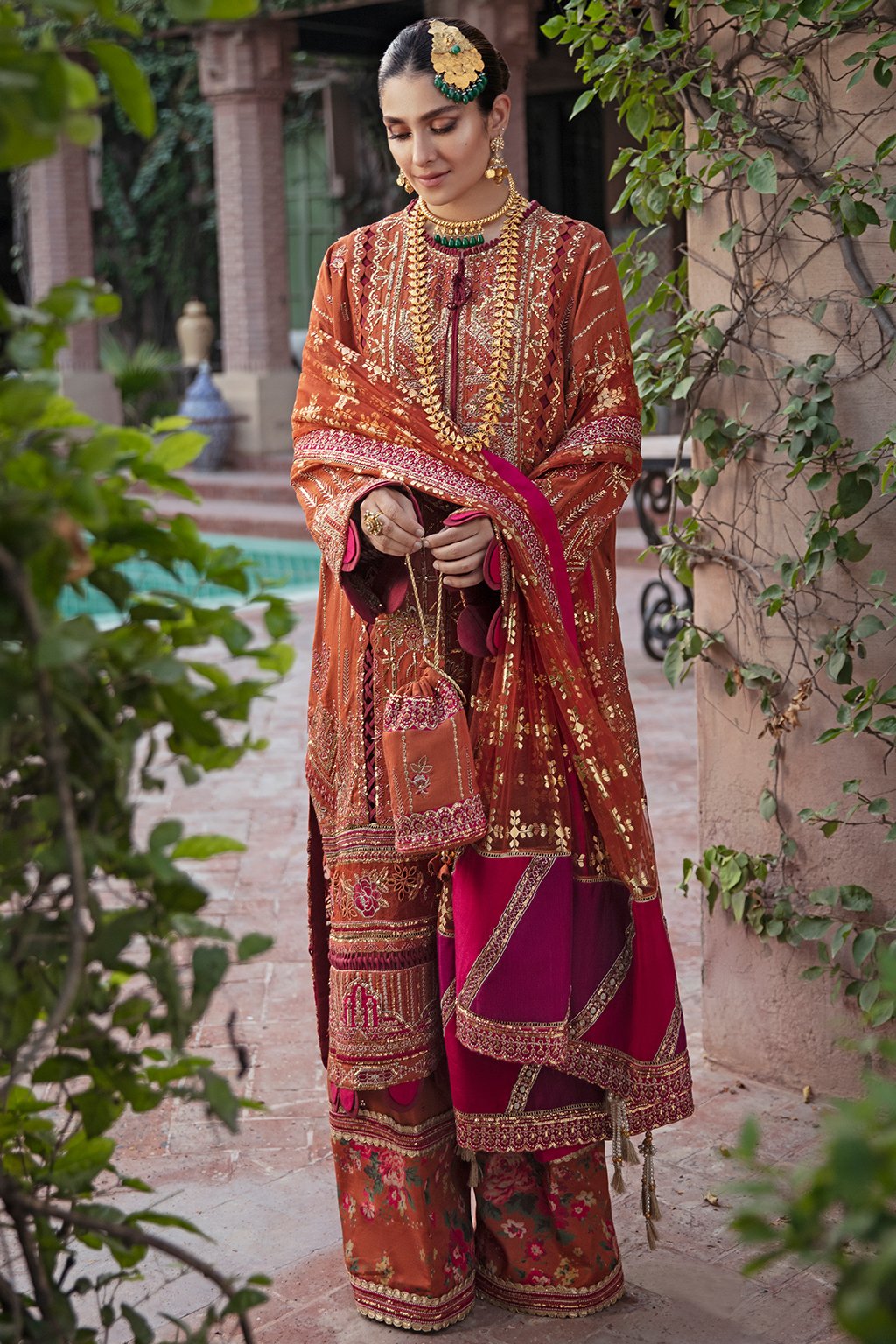 DAR E JAAN | Afrozeh Hayat Wedding Formals Collection 2021 | Unstitched Embroidered Chiffon Suits